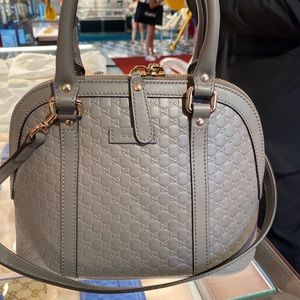 Gucci Guccissima Micro Dome Bag